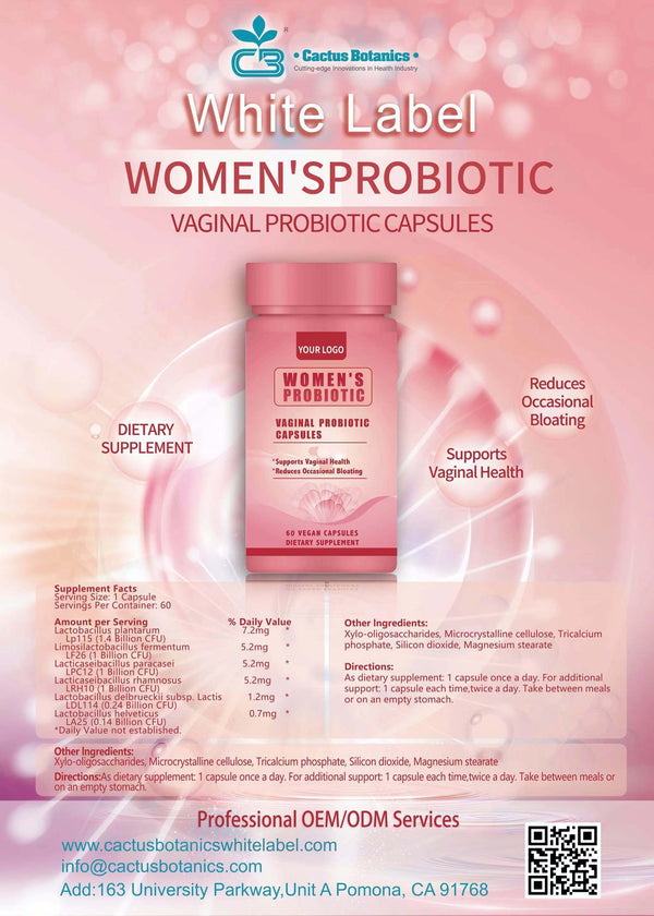 Women's Probiotic White Label